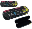 ČIERNE POUZDRO NA DETSKÉ OKULIARE - VZORY LAMA