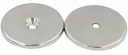 SILNÝ NEODYMOVÝ MAGNET 25x3 mm S OTVOROM 7/3,5 mm NA SKRUTKU