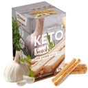 KETO SNACK Grissini cesnakové tyčinky - ketogénne diétne chuťovky