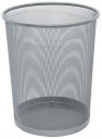 Odpadkový kôš Kovová sieťka Na papier 19 L Strieborná
