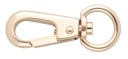 Karabína na tašku s opaskom na kľúče - GOLD KEYRING