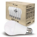 10x E27 A60 LED žiarovka 10W 800lm ecoPLANET COLORS