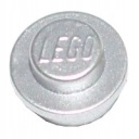 LEGO Kl. 1x1 okrúhly kovový strieborný 4073 4249039 Nový