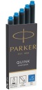 Náplne do pera PARKER 5 ks modré, umývateľné