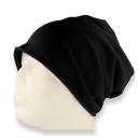 Jarná čiapka Šmoulinka BEANIE, jednovrstvová, jesenná čierna bavlna
