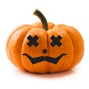 HALLOWEENSKÁ NÁLEPKA NA OKENNÉ TEKVICE WZ-7