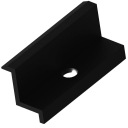 BUF30L Držiak bočného panelu v=30mm lakovaný čierny 8973302 BAKS
