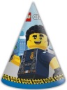Papierové čiapky Lego City, 6 ks