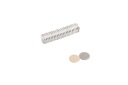 Neodymový magnet MW 15x1 N38 s lepidlom 3M 10 ks.
