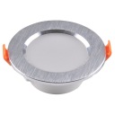 ZOE 4,8W 4000K LED svietidlo na zapustenú montáž BRUSHED SILVER