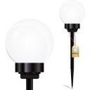 SLNEČNÁ LAMPA Záhradná LED LAMPA POHNANÁ GUĽOVÁ GUĽA 15cm OSTROŽ