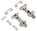 Nadložný nábytkový pánt, 2D regulácia, 2 ks - C82-0* 2W STYLISH AMIX
