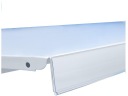 Cenová lišta DBR39 biela - dĺžka 100 cm