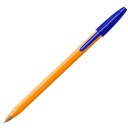 BIC ORANŽOVÁ ORIGINÁL JEMNÁ GUĽOVODOVÁ NÁPLŇ MODRÁ