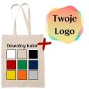 Taška + nažehľovacie 20 cm logo, vlastná potlač