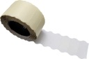 Páska pre jednoradový etiketovací stroj, 26x12mm, biele vlnité etikety, cena 5 ks