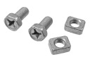 Skrutky svoriek batérie Tec, M6x16 mm, s maticami 11x9 mm, sada