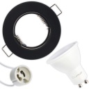 Set svietidla HALOGEN Black + LED GU10 5W