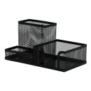 Súprava náradia na stôl Kovová súprava s 3 priehradkami Black Q-Connect