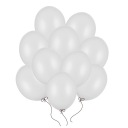 BALÓNY PERLOVÉ BIELE kovové silné veľké 30 cm 14 palcov 10 ks na prijímanie