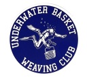 Nálepka s potápačským košíkom pod vodou