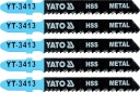 List priamočiarej píly typu T, 12 tpi, na kov, 5 ks YT-3413 YATO
