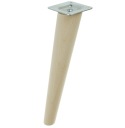 Noha 45 CM drevená šikmá montážna sada