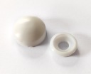 Rozeta 16mm - Skrutkovací uzáver 100ks BIELY