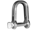 PLOCHÝ NEREZOVÝ SHAKEL 4mm krátky - 00830