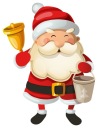 NÁLEPKA NA OKENNÉ SKLO ZRKADLO SANTA CLAUS