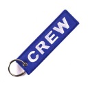 CREW Keychain Ekipa Załoga modrý prívesok na kľúče