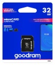 GOODRAM micro SDHC KARTA 32GB + SD ADAPTÉR 60MB/s
