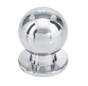 Rukoväť Knob Ball, lesklý chróm - sada 4 ks.