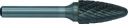 Fréza, oblúkový rotačný pilník, oceľ 3x14x3 F Krypton