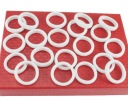 VLASY DO VLASOV LYCRA BIELA ​​2,5 cm 20 KS