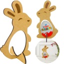 ZAJAČIK NA VAJÍČKO KINDER ZAJAC VEĽKONOČNÝ STOJAN 15CM DREVENÝ