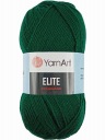 Fľaškovo zelená priadza YarnArt Elite 590
