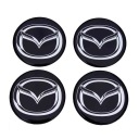 60 mm emblémy Mazda na 6 cm krytoch nábojov