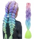 SYNTETICKÉ VLASY OMBRE BRIDGES ROVNÉ FAREBNÉ DREADS Braid K1