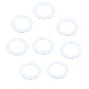 Plastové krúžky pre MACRAME SKC 38 mm / 8 kusov