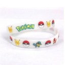 SILIKÓNOVÝ NÁRAMOK POKEMON, BIELY POKEBAL