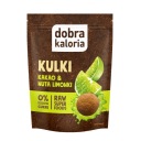 Datlový snack Kakaové guličky a limetka Poznámka BEZ CUKRU 65 g Dobrá kalória