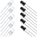 3 mm IR PRIJÍMAČ A SADA DIÓD VYSIELAČA 940nm x10