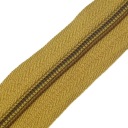 Zipsová páska, zips, zlatá farba 508, 1 METER