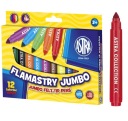 JUMBO popisovače Hrubé popisovače 12 farieb ASTRA