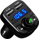 BLUETOOTH FM VYSIELAČ MP3 SD NABÍJAČKA 2xUSB