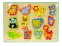 Drevené puzzle ZVIERATÁ 7051