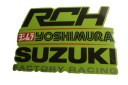 RCH YOSHIMURA NÁLEPKA SUZUKI NÁLEPKA 9,6 x 6,7 cm