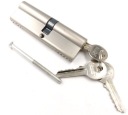 LOCK obojstranná vložka do dverí, nikel 30/30