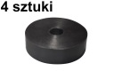 Antivibračná podložka, gumový izolátor vibrácií 40 x 8 x 10 mm - 4 kusy